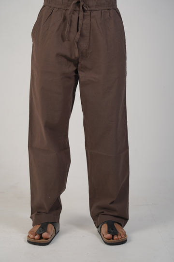 Brown Linen Pant