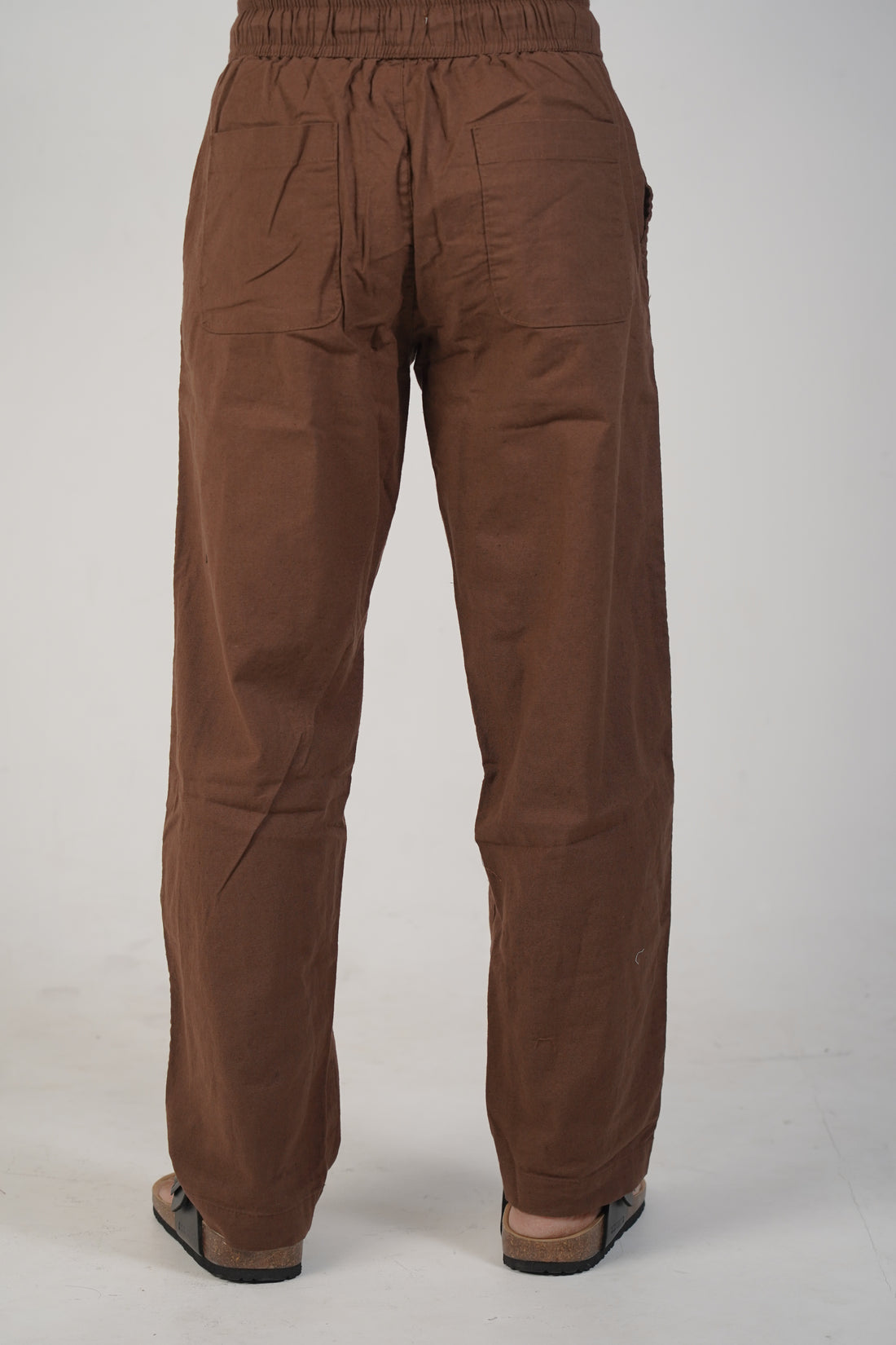 Coffee Brown Linen Pant