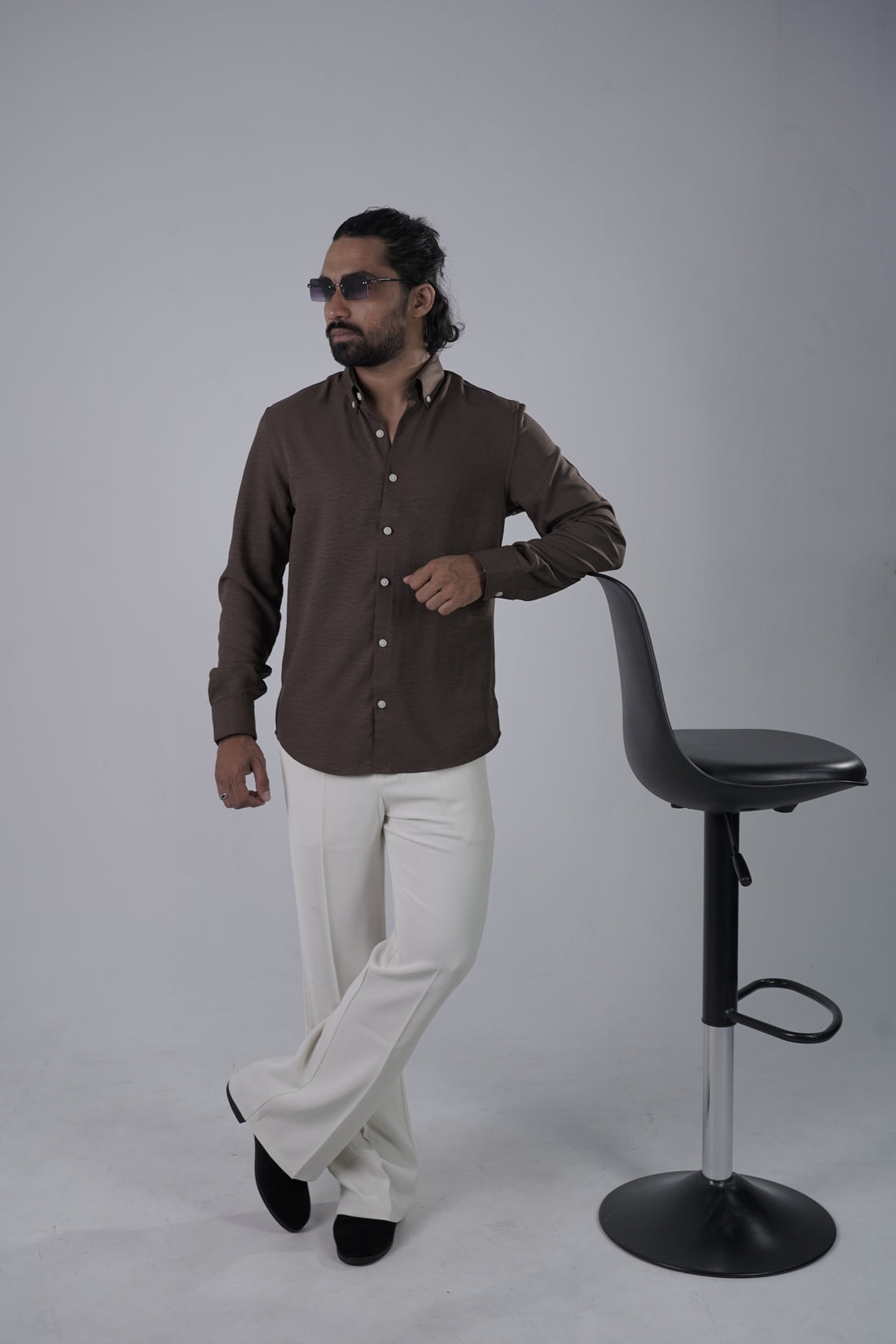 Brown Turkish Linen Shirt