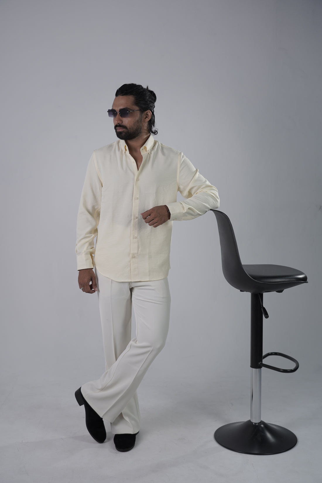Lite Yellow Turkish Linen Shirt
