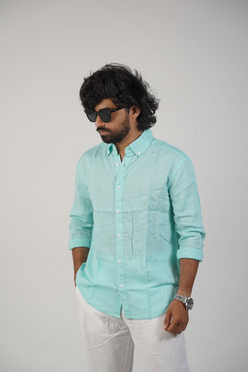 Light Blue Linen Shirts