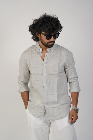Light Grey Linen Shirts