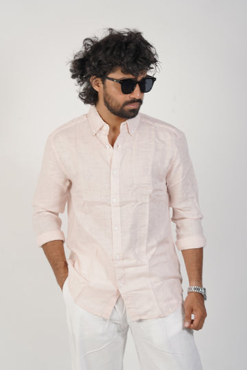 Light Pink Linen Shirts