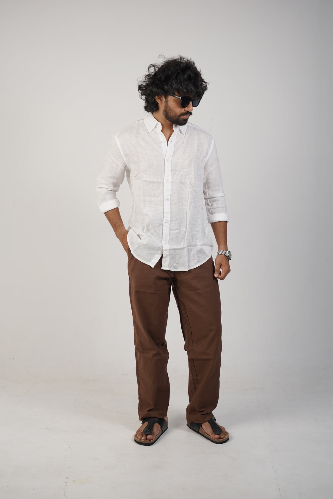 White Linen Shirts